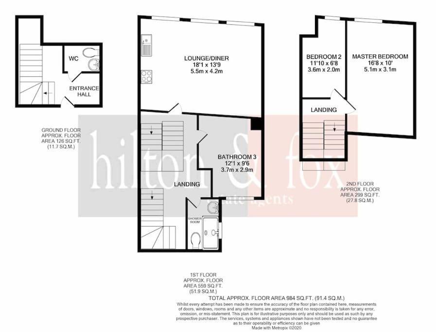 3Br Duplex Penthouse Harrow Centre Appartement Buitenkant foto